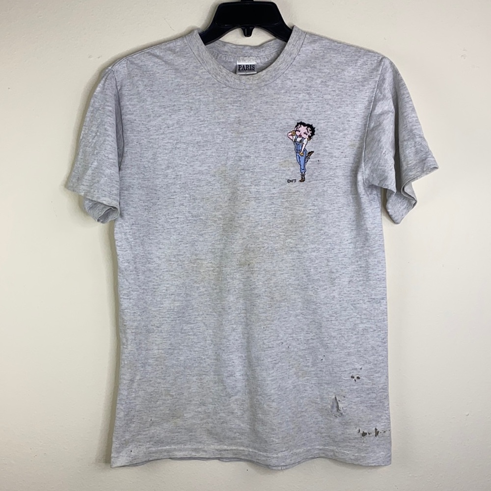 Vtg 90’s Thrashed Betty Boop Shirt S
